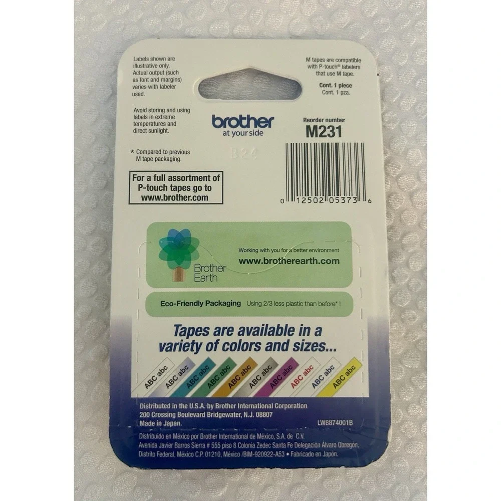 Brother M231 P-touch Label Tape 1/2